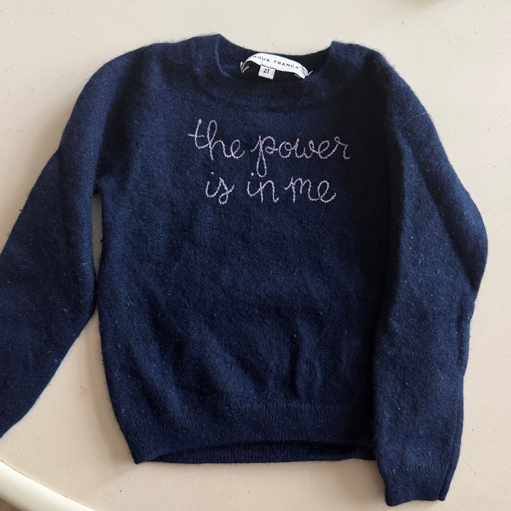 Lingua Franca cashmere sweater sz 2T